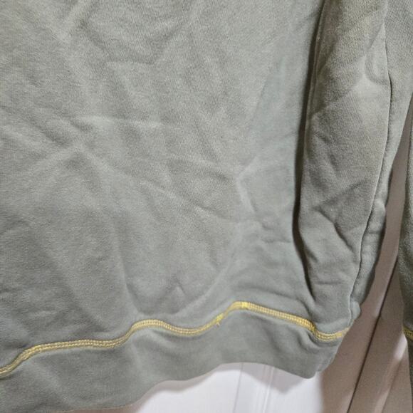 Hayden Los Angeles Smiley Patch Sweatshirt Medium Olive - Picture 7 of 7